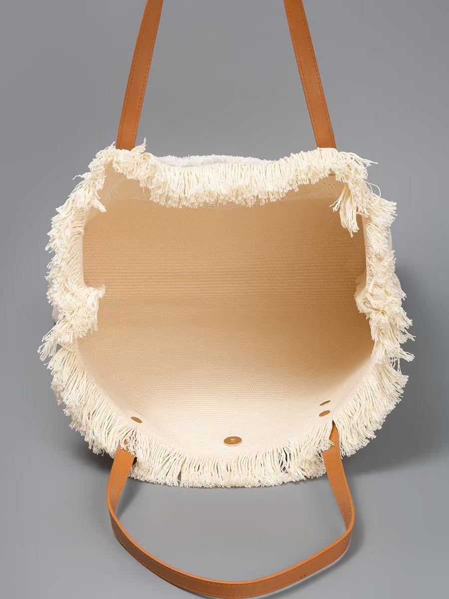Raffia Tote Bag with Colorful  - Women'S Raffia Bags review and price